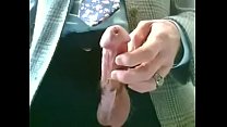 Exhibitionist voyeur masturbation video as I remove my cock as I show everything and cum starts shooting out as I massage and tickle it, I can't control it as you can see