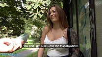 Public Agent Eastern European babe fucks for cash